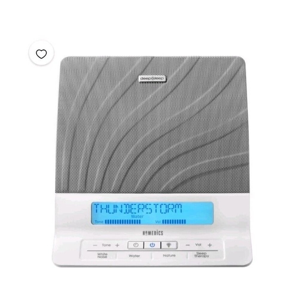 Homedics Deep Sleep Therapy Nature OceanWhite Noise Sound Machine Relax Meditate